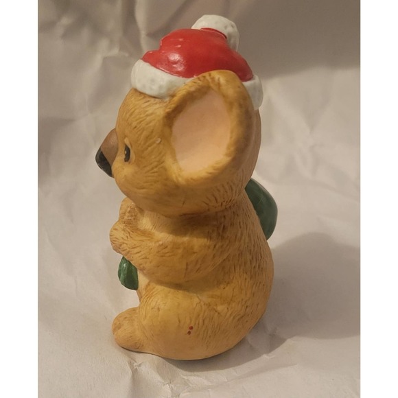 Vintage Lefton Christmas Koala Bear Figurine - Picture 2 of 5